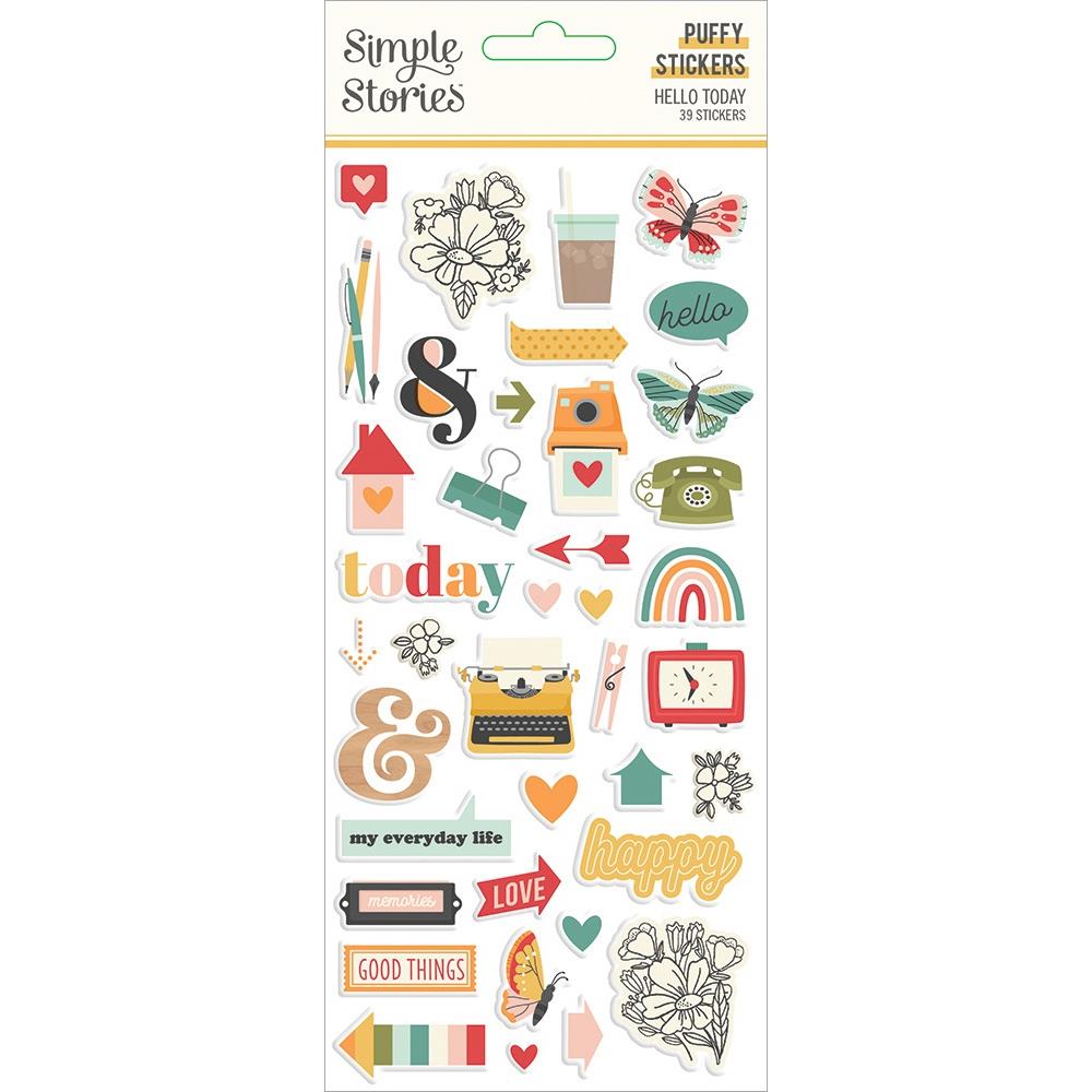 Hello Today - Puffy Stickers